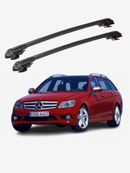 Catch Usa Car Roof Rack Cross Bars For Mercedes - Benz C - Class 2008 - 2014