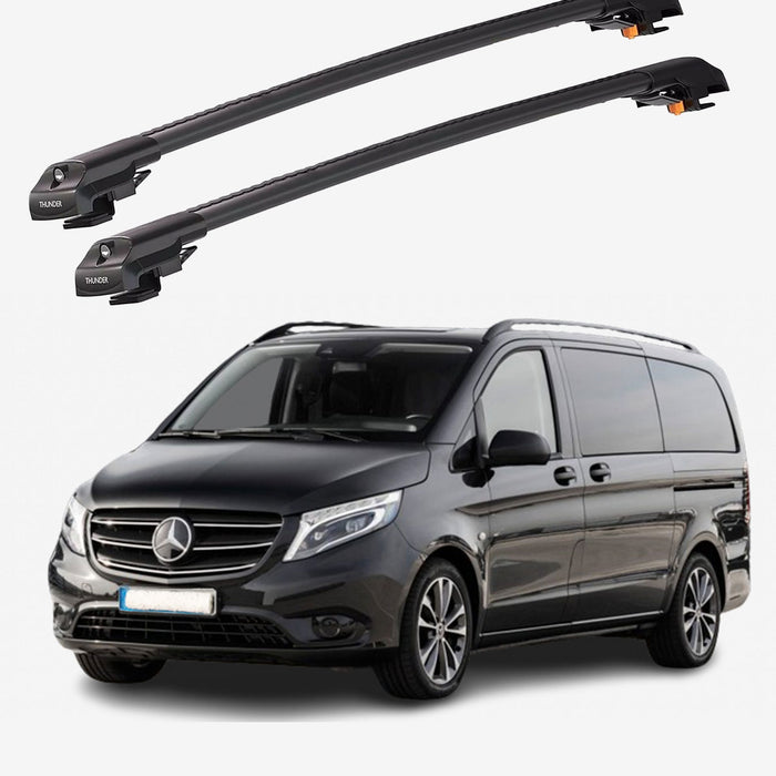 Catch Usa Car Roof Rack Cross Bars For Mercedes - Benz Vıano 2015 - Onwards