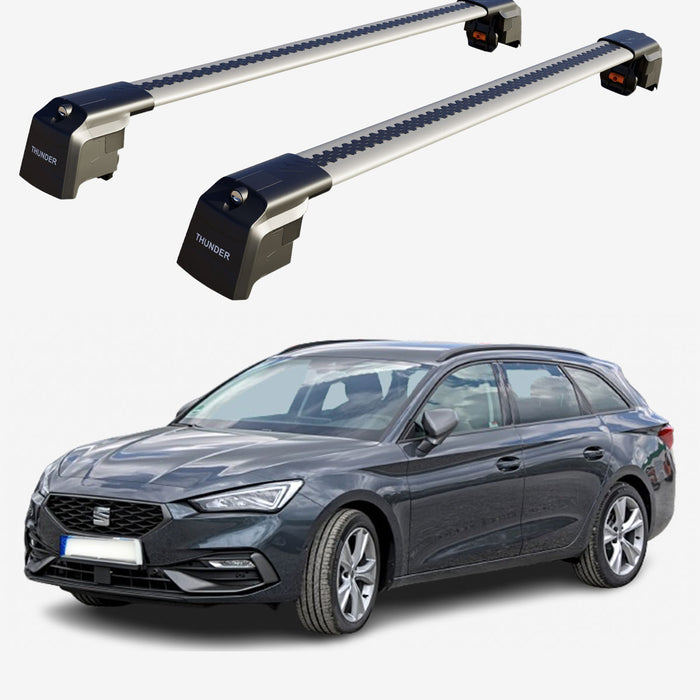 Catch Usa Car Roof Rack Cross Bars For SEAT LEON MK4 ST 2021 - Onwards