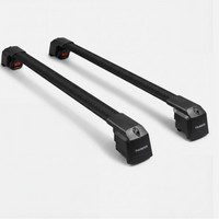 Catch USA LLC Car Roof Rack Cross Bars Black & Gray Aluminum For MERCEDES BENZ GLC CLASS 2016-2022 Anti Theft system Lockable