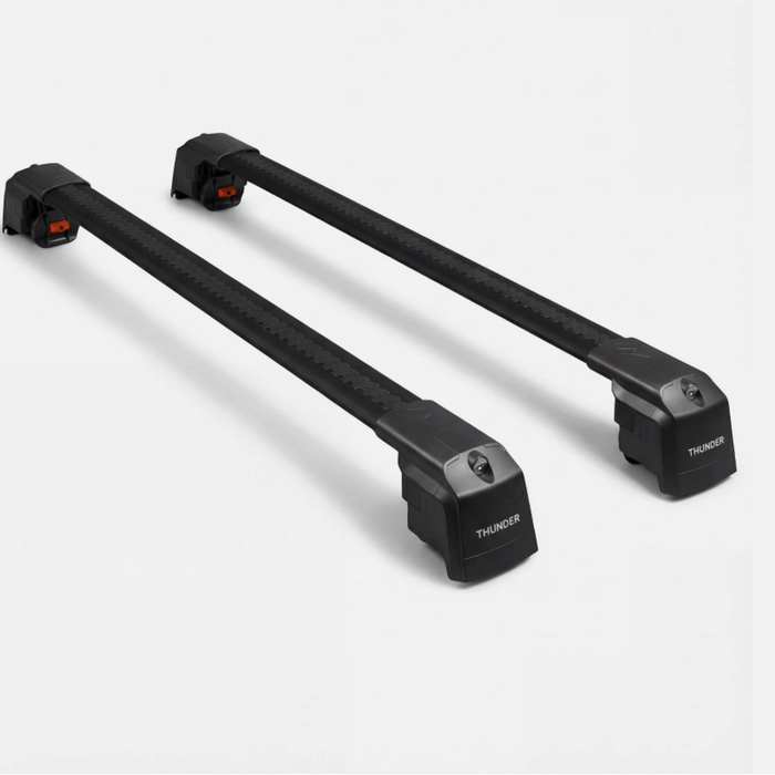 Catch USA LLC Car Roof Rack Cross Bars Black & Gray Aluminum For MERCEDES BENZ GLC CLASS 2016-2022 Anti Theft system Lockable