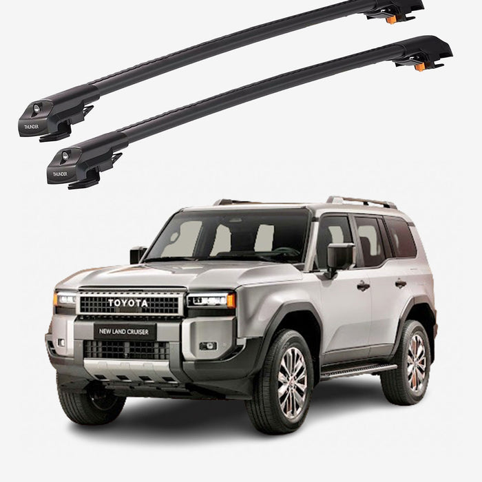 Catch Usa Car Roof Rack Cross Bars For Toyota Land Cruıser Prado 2002 - 2009
