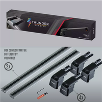Catch Usa Car Roof Rack Cross Bars For VOLKSWAGEN TIGUAN R - LINE 2020 - Onwards