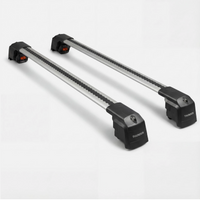 Catch USA LLC Car Roof Rack Cross Bars Black & Gray Aluminum For MERCEDES BENZ GLC CLASS 2016-2022 Anti Theft system Lockable