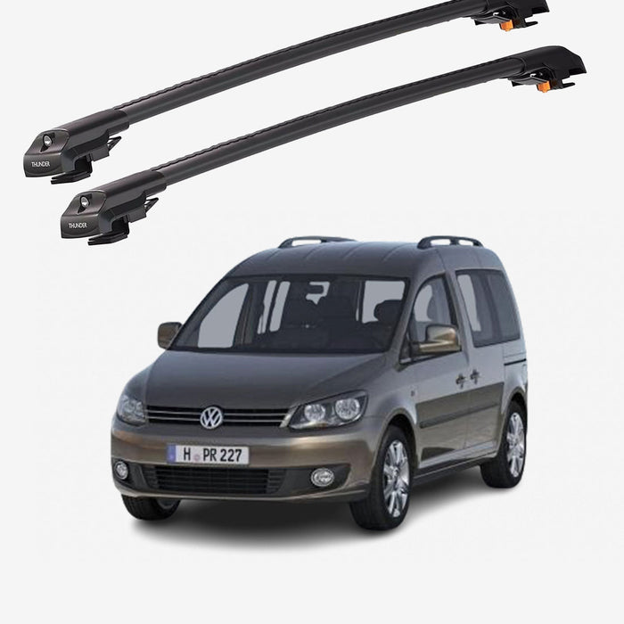 Catch Usa Car Roof Rack Cross Bars For Volkswagen Caddy 2003 - 2019