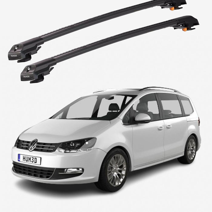 Catch Usa Car Roof Rack Cross Bars For Volkswagen Sharan 2010 - Onwards