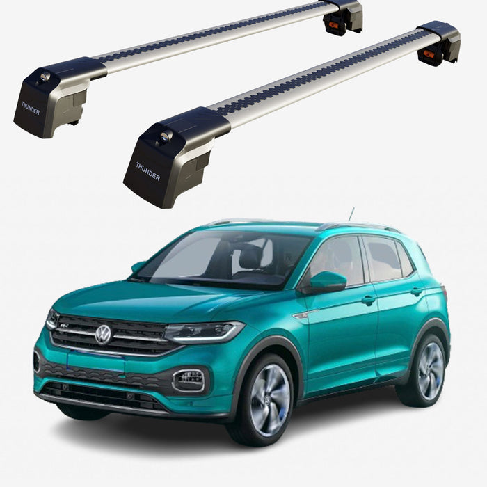 Catch Usa Car Roof Rack Cross Bars For VOLKSWAGEN T - CROSS 2019 - Onwards
