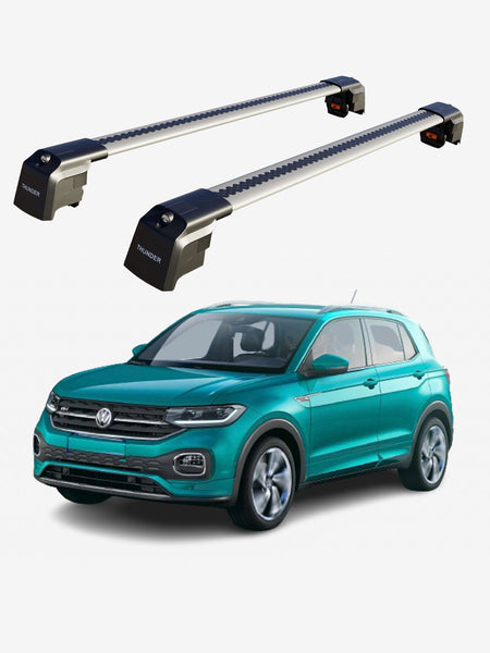 Catch Usa Car Roof Rack Cross Bars For VOLKSWAGEN T - CROSS 2019 - Onwards