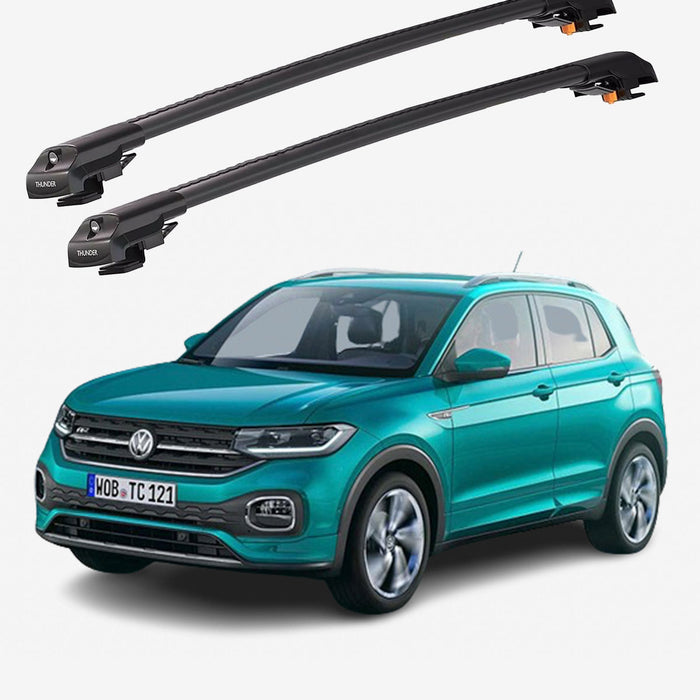 Catch Usa Car Roof Rack Cross Bars For Volkswagen T - Cross 2019 - Onwards