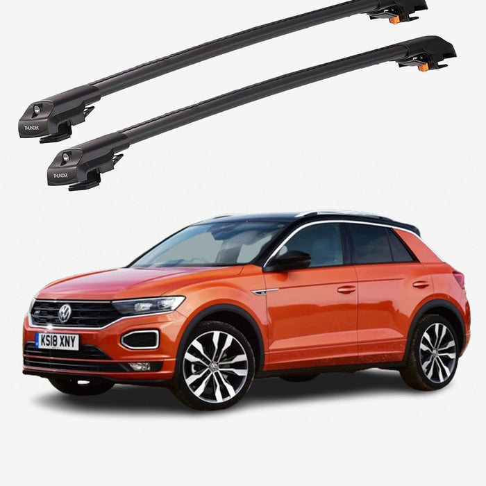 Catch Usa Car Roof Rack Cross Bars For Volkswagen T - Roc 2017 - Onwards