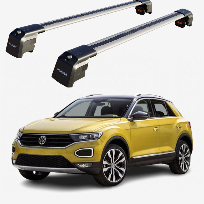 Catch Usa Car Roof Rack Cross Bars For VOLKSWAGEN T - ROC 2017 - Onwards