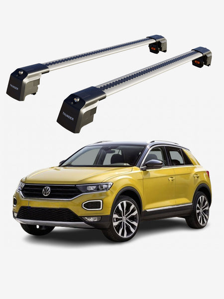 Catch Usa Car Roof Rack Cross Bars For VOLKSWAGEN T - ROC 2017 - Onwards