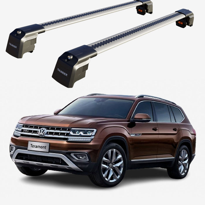 Catch Usa Car Roof Rack Cross Bars For VOLKSWAGEN TERAMONT 2018 - Onwards