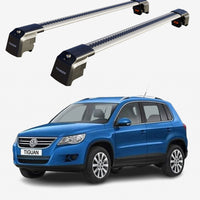 Catch Usa Car Roof Rack Cross Bars For VOLKSWAGEN TIGUAN 2007 - 2016