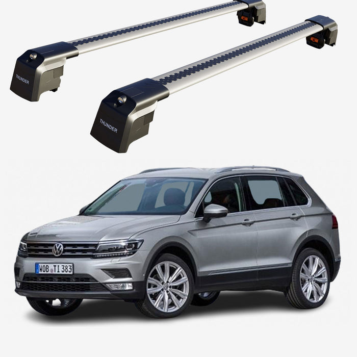 Catch Usa Car Roof Rack Cross Bars For VOLKSWAGEN TIGUAN 2016 - Onwards