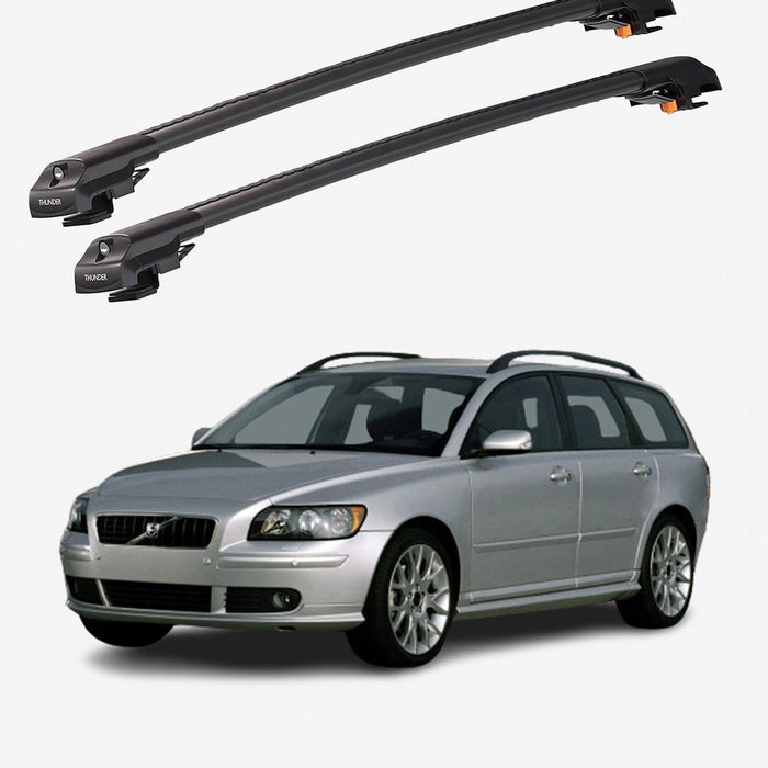 Catch Usa Car Roof Rack Cross Bars For Volvo V50 2004 - 2012