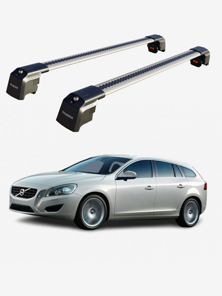 Catch Usa Car Roof Rack Cross Bars For VOLVO V60 2011 - 2018