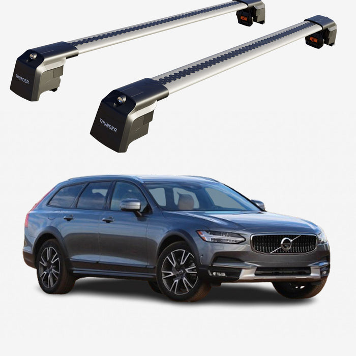 Catch Usa Car Roof Rack Cross Bars For VOLVO V90 2017 - Onwards