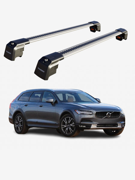 Catch Usa Car Roof Rack Cross Bars For VOLVO V90 2017 - Onwards