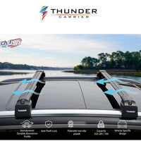 Catch Usa Car Roof Rack Cross Bars For VOLKSWAGEN TIGUAN R - LINE 2020 - Onwards
